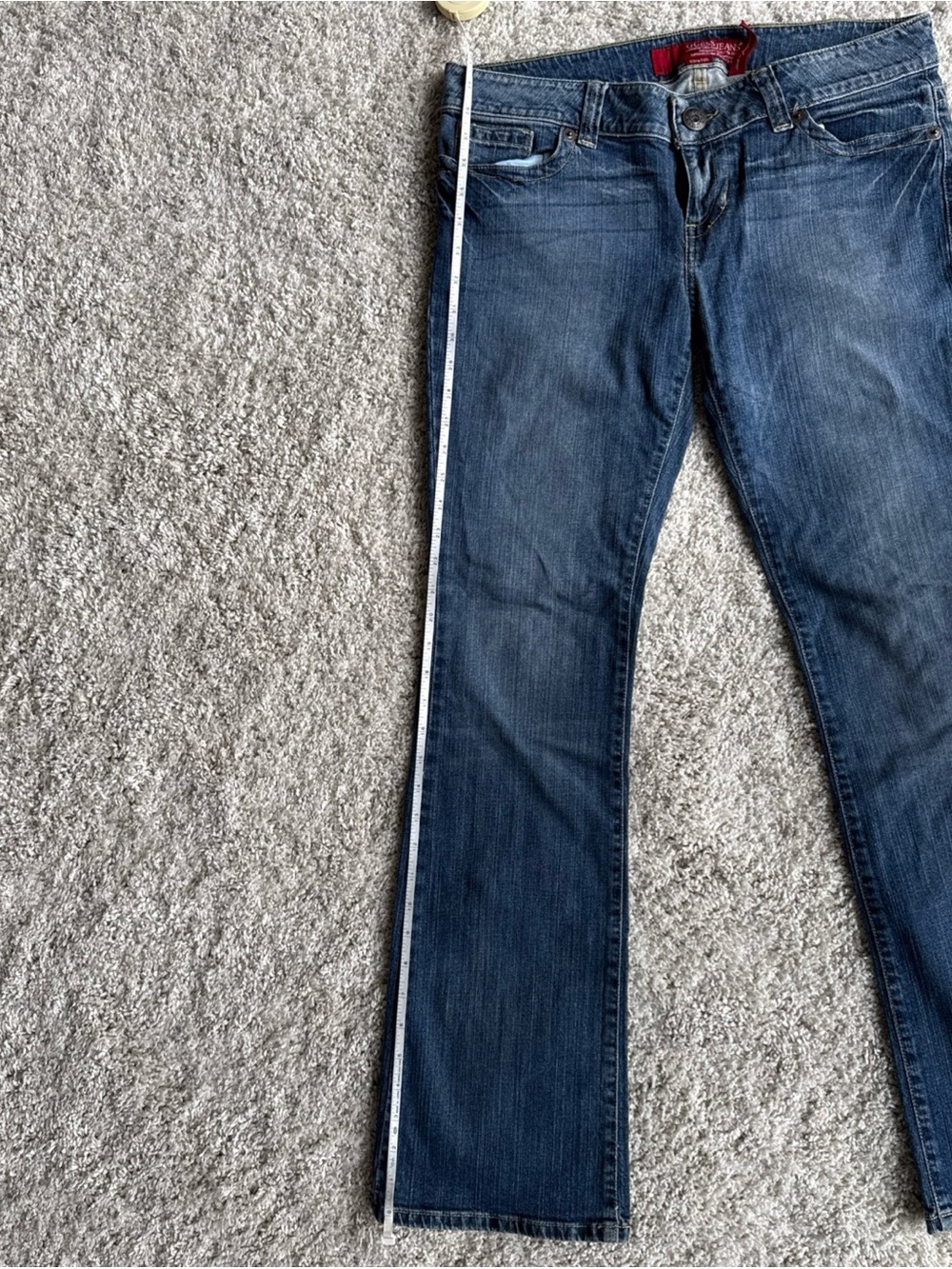 Guess Jeans Stretch 81 Y2K Low-rise Denim Jeans Women’s Size 31 - Picture 7 of 14
